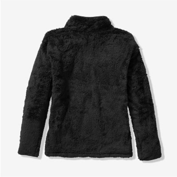PINK Victoria’s Secret Black Sherpa Half Zip Fleece Sweater - Picture 2 of 15